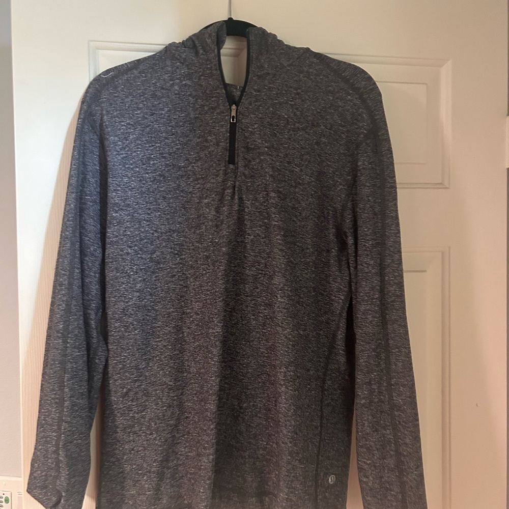 lululemon athletica Men's Charcoal Zip-Up Sweater